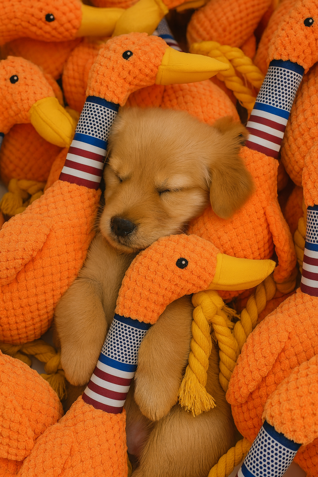 Canard Blanc Long Cou pour Chien