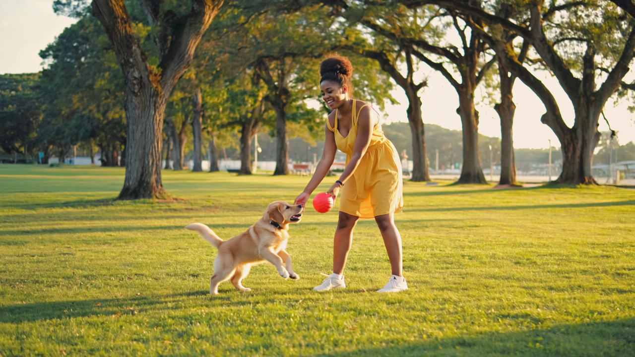 Balle en Caoutchouc Résistante pour Chien