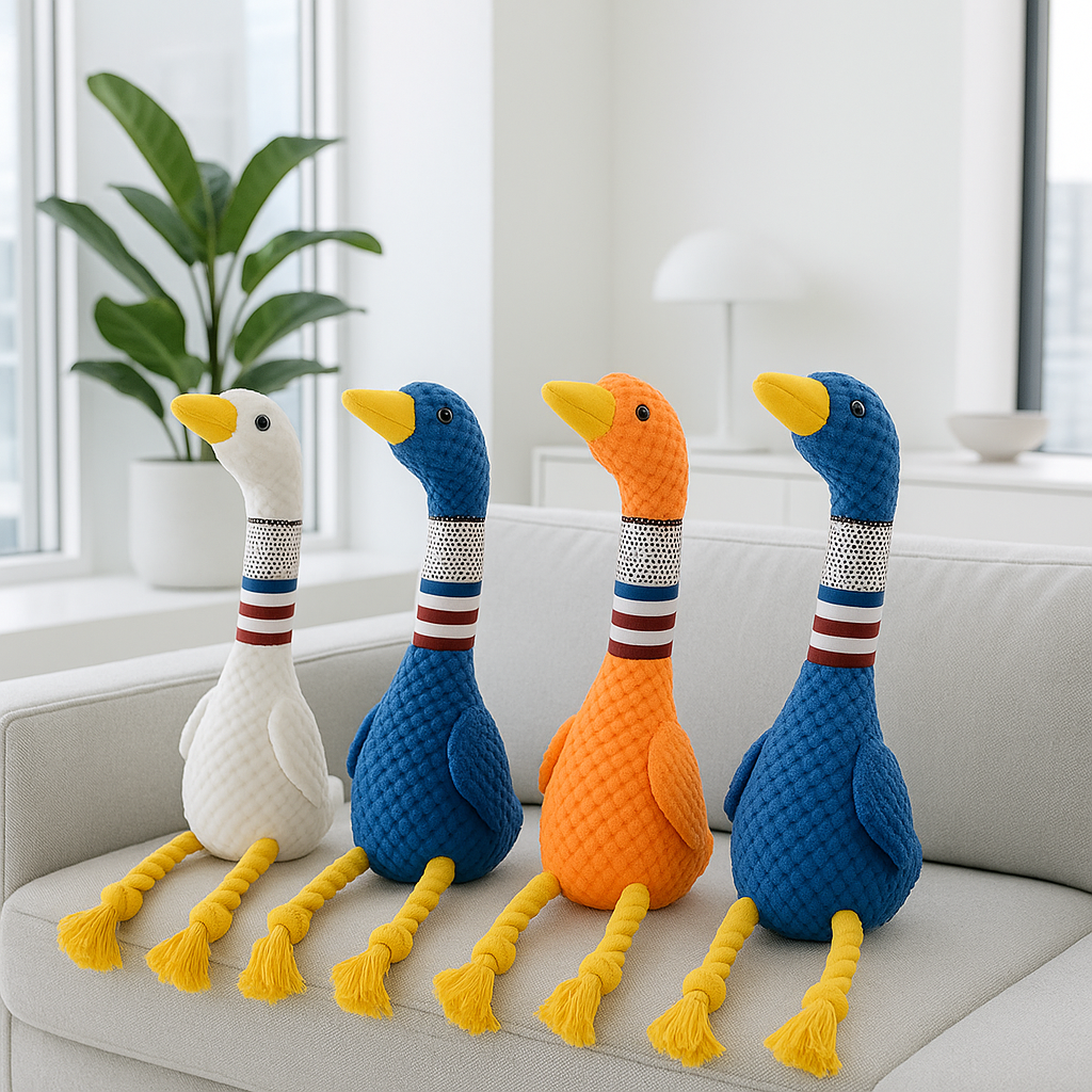 Canard Blanc Long Cou pour Chien