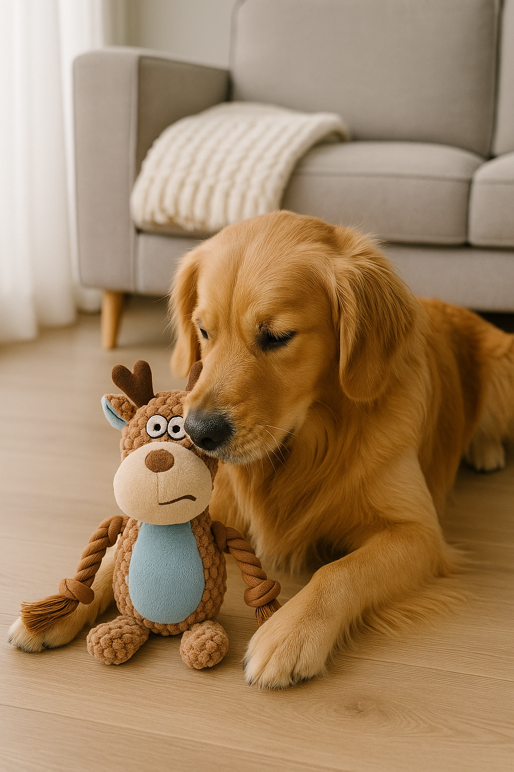 Jouet Sonore en Peluche pour Chien