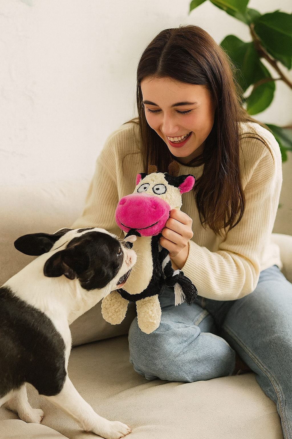 Jouet Sonore en Peluche pour Chien
