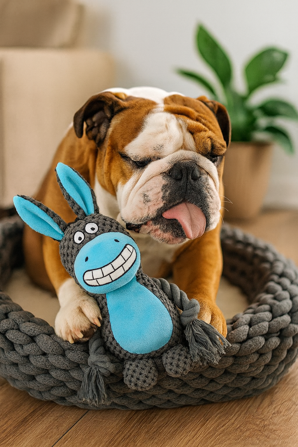 Jouet Sonore en Peluche pour Chien