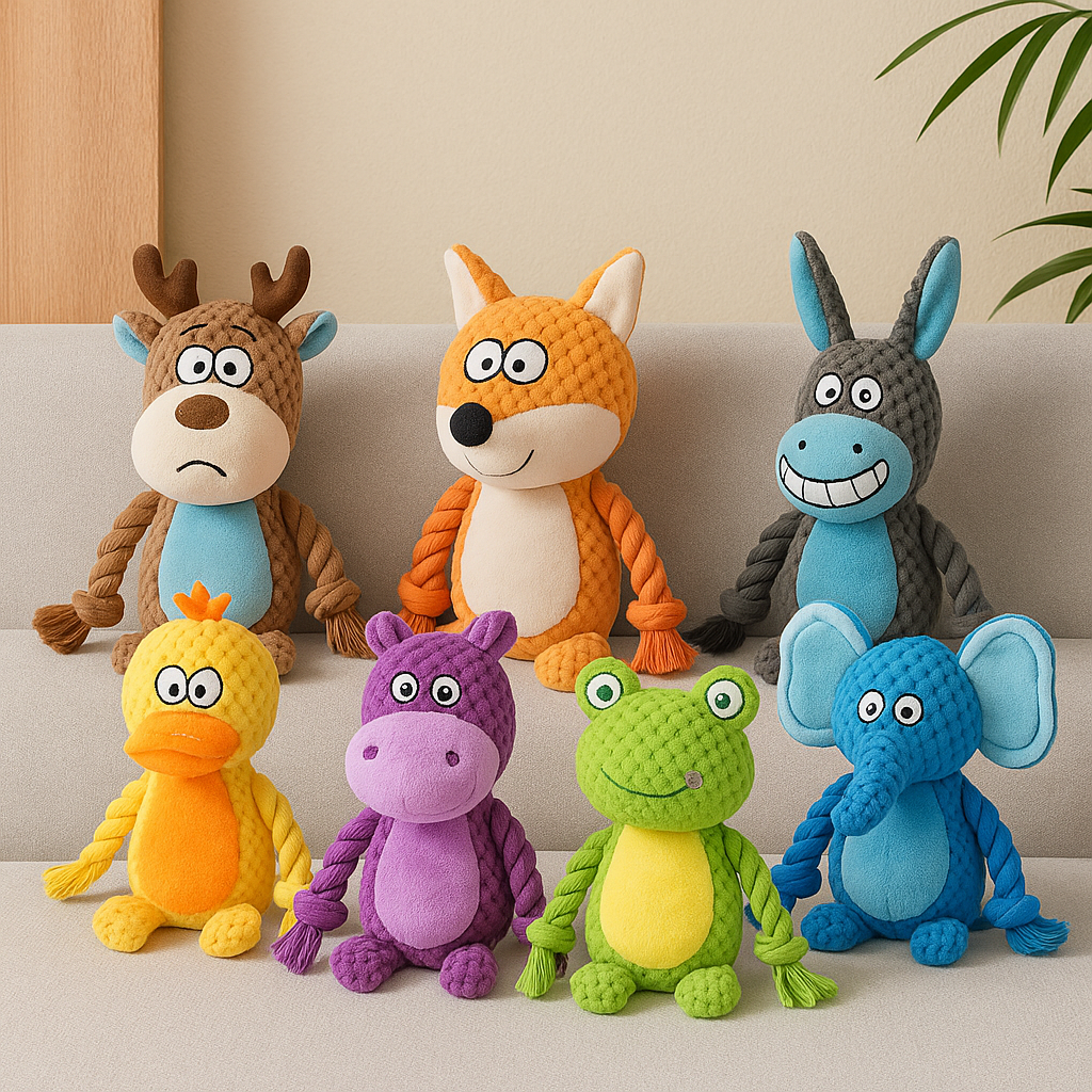 Jouet Sonore en Peluche pour Chien