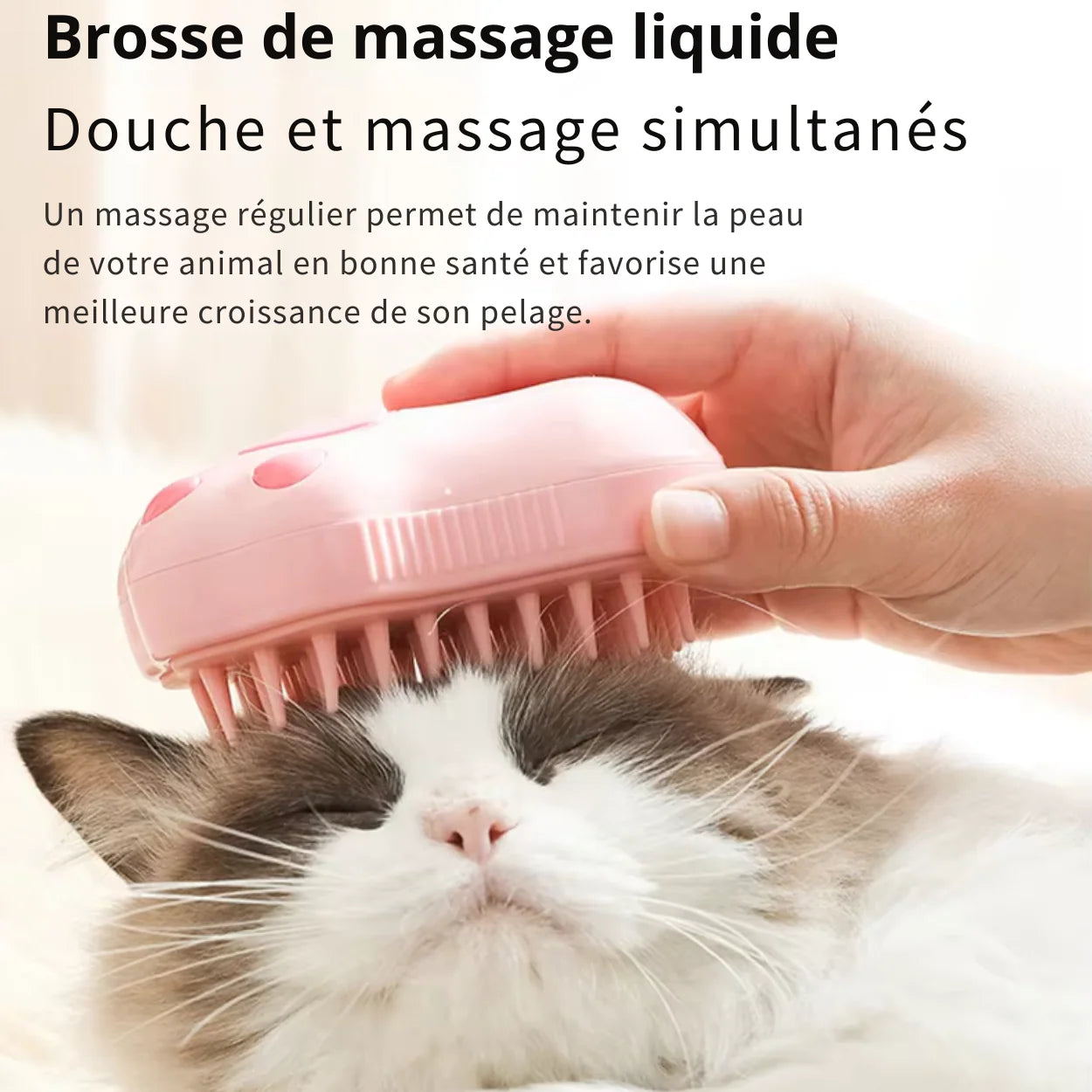 Peigne 3-en-1 pour chiens et chats