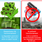 Lot de Sacs à Déjections Biodégradables