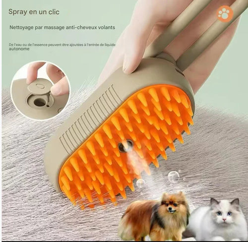 Brosse Électrique 3-en-1 pour Chiens & Chats