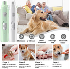 Lime Électrique pour Griffes de Chien