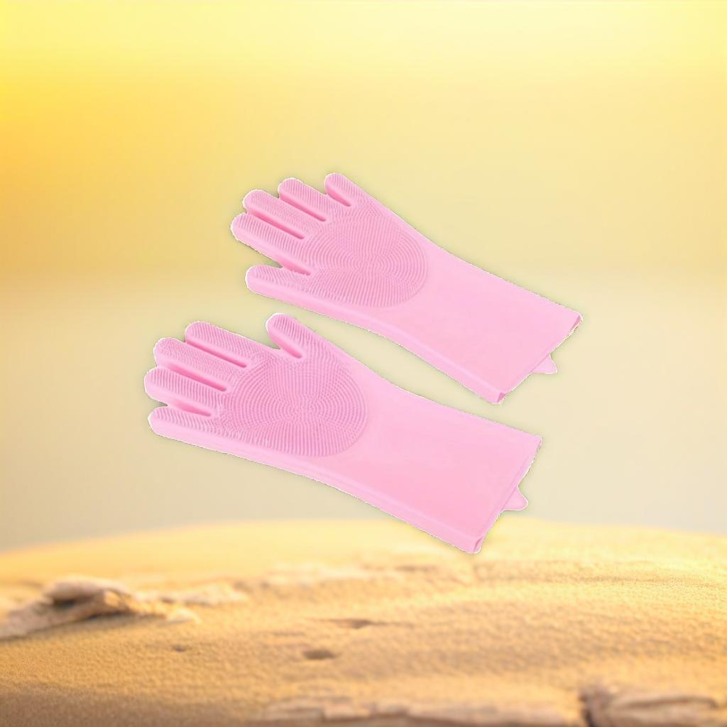 Gants de Toilettage en Silicone Écologique