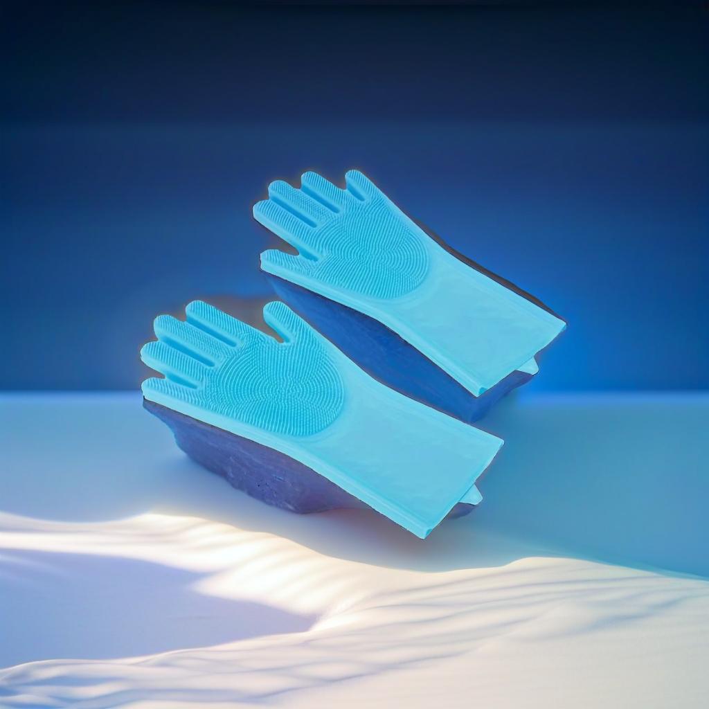 Gants de Toilettage en Silicone Écologique