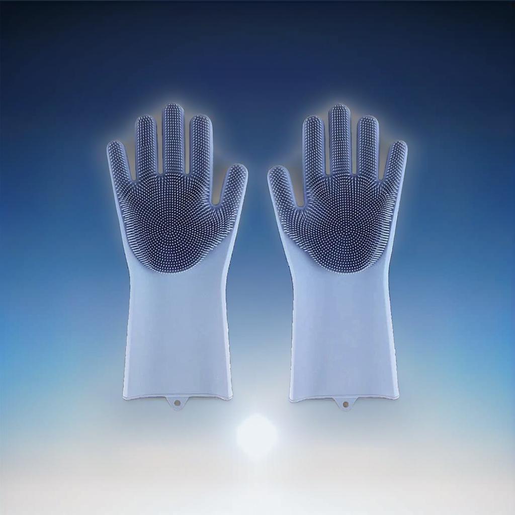 Gants de Toilettage en Silicone Écologique